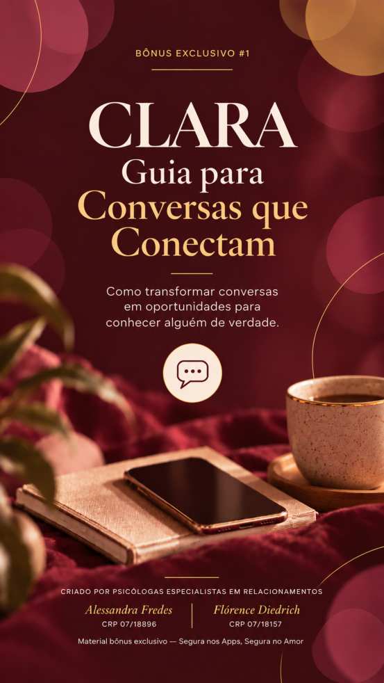 Capa do bônus CLARA — Guia para Conversas que Conectam